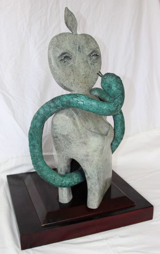 Adam and Eve | Bronze | H- 60 , 37/29 cm
