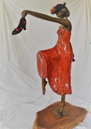 Dancer in red    , BRONZE    ,    64-23    ,    H=74