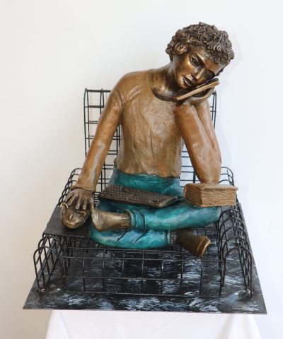 Hi-tech  Boy   ,        Bronze    ,   33/28.5 armchair   ,     iron  ,    40/40 ,    H-38